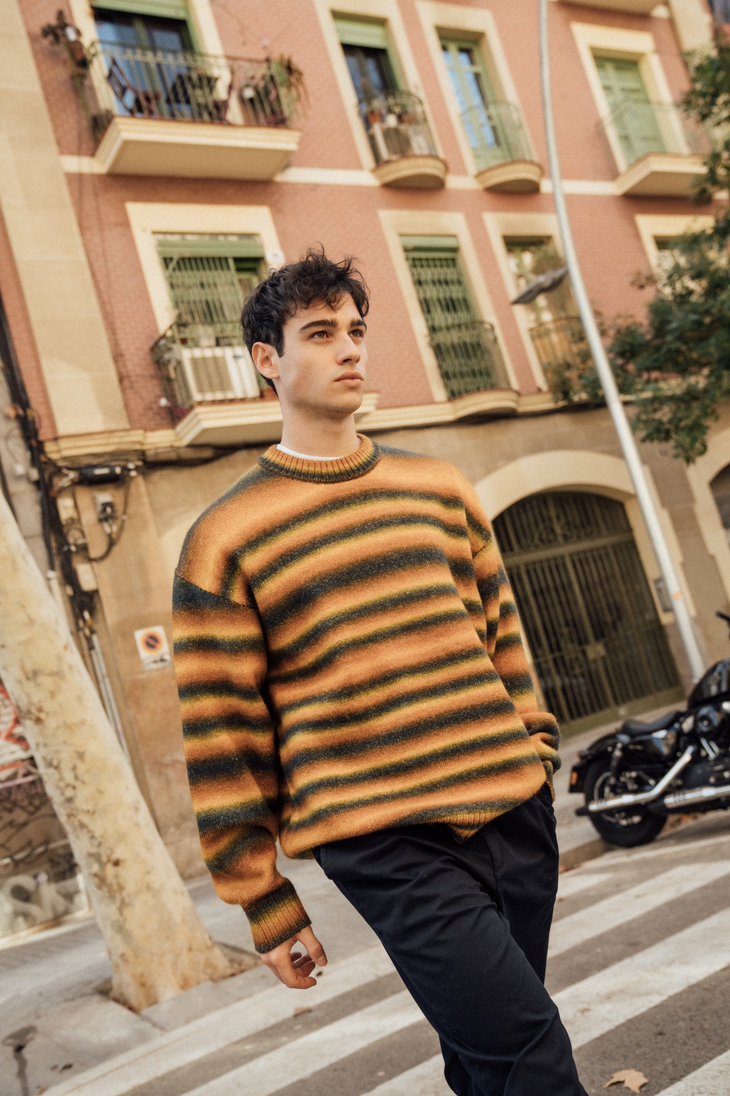 HEATON GRADIENT KNIT SWEATER