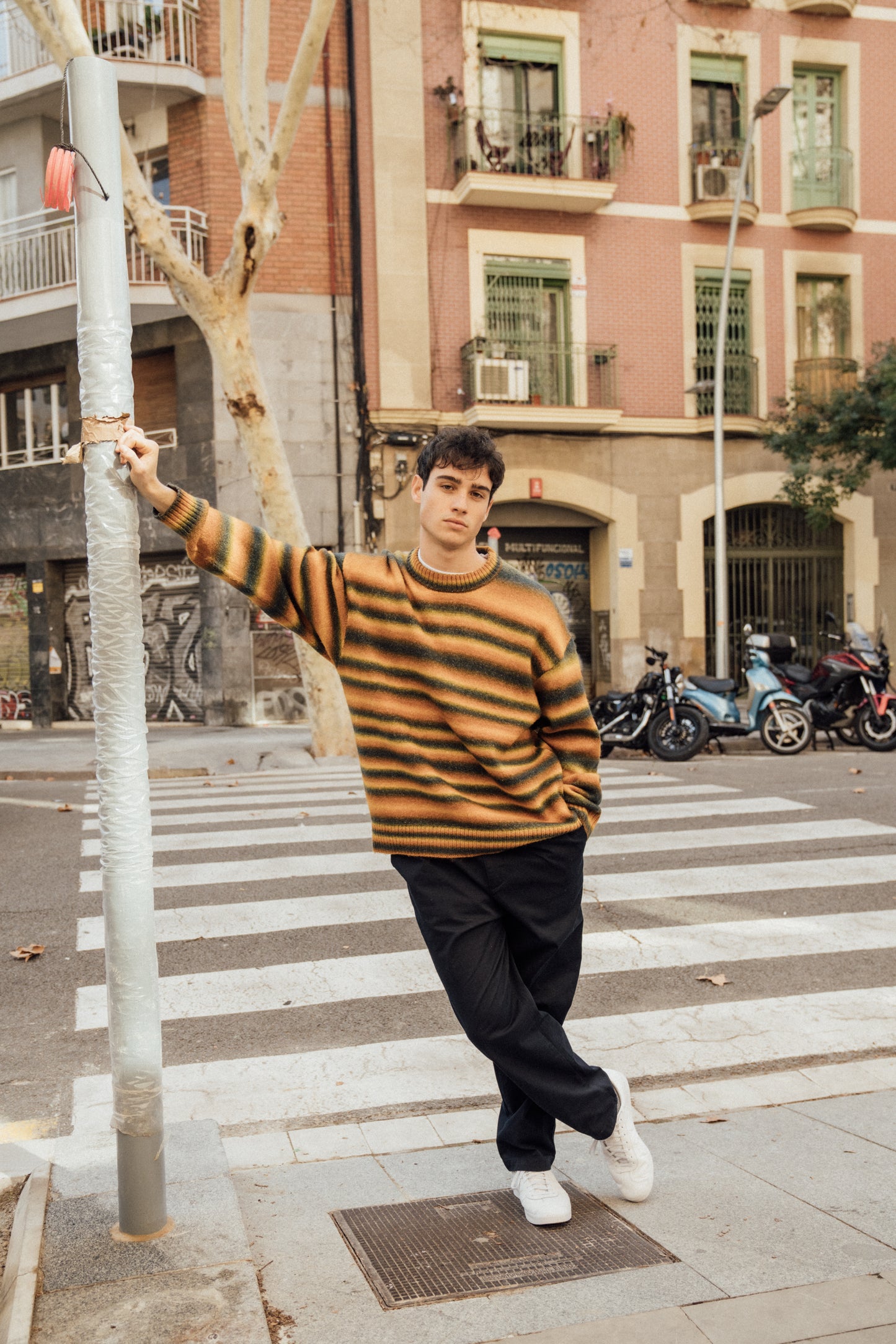 HEATON GRADIENT KNIT SWEATER