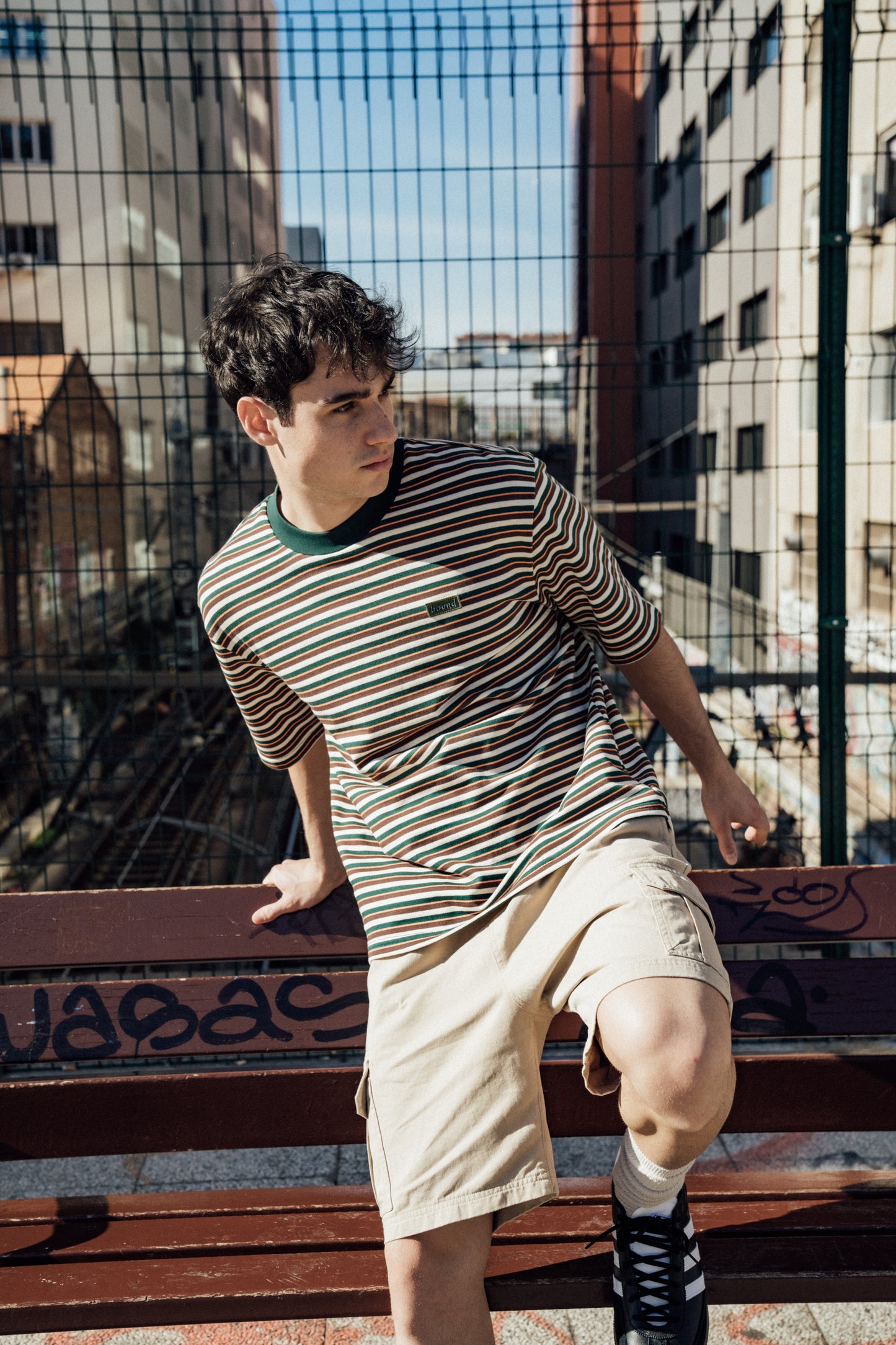 FOREST HEAVY STRIPE TEE