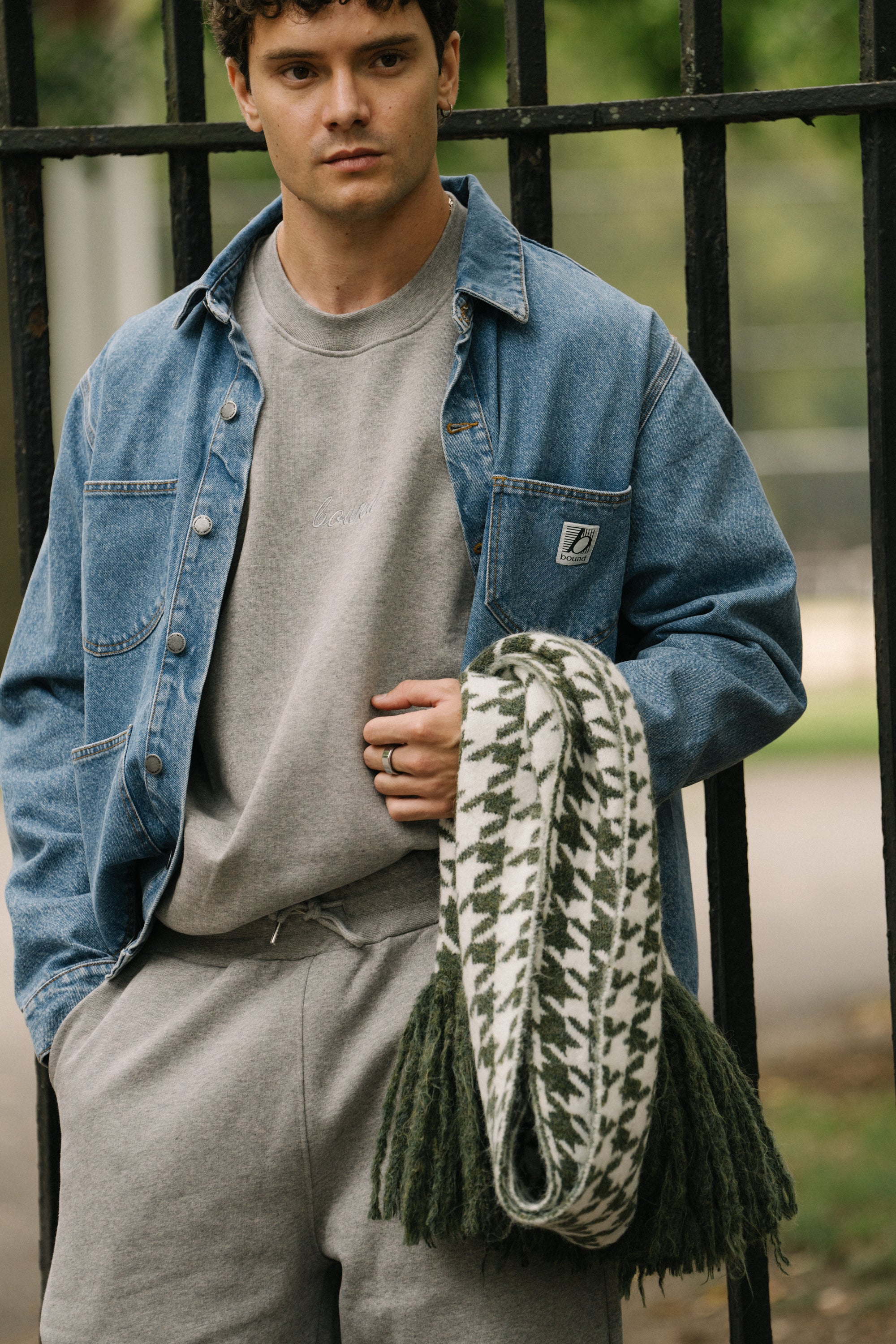 MANHATTAN DENIM WORK JACKET - MID BLUE – bound