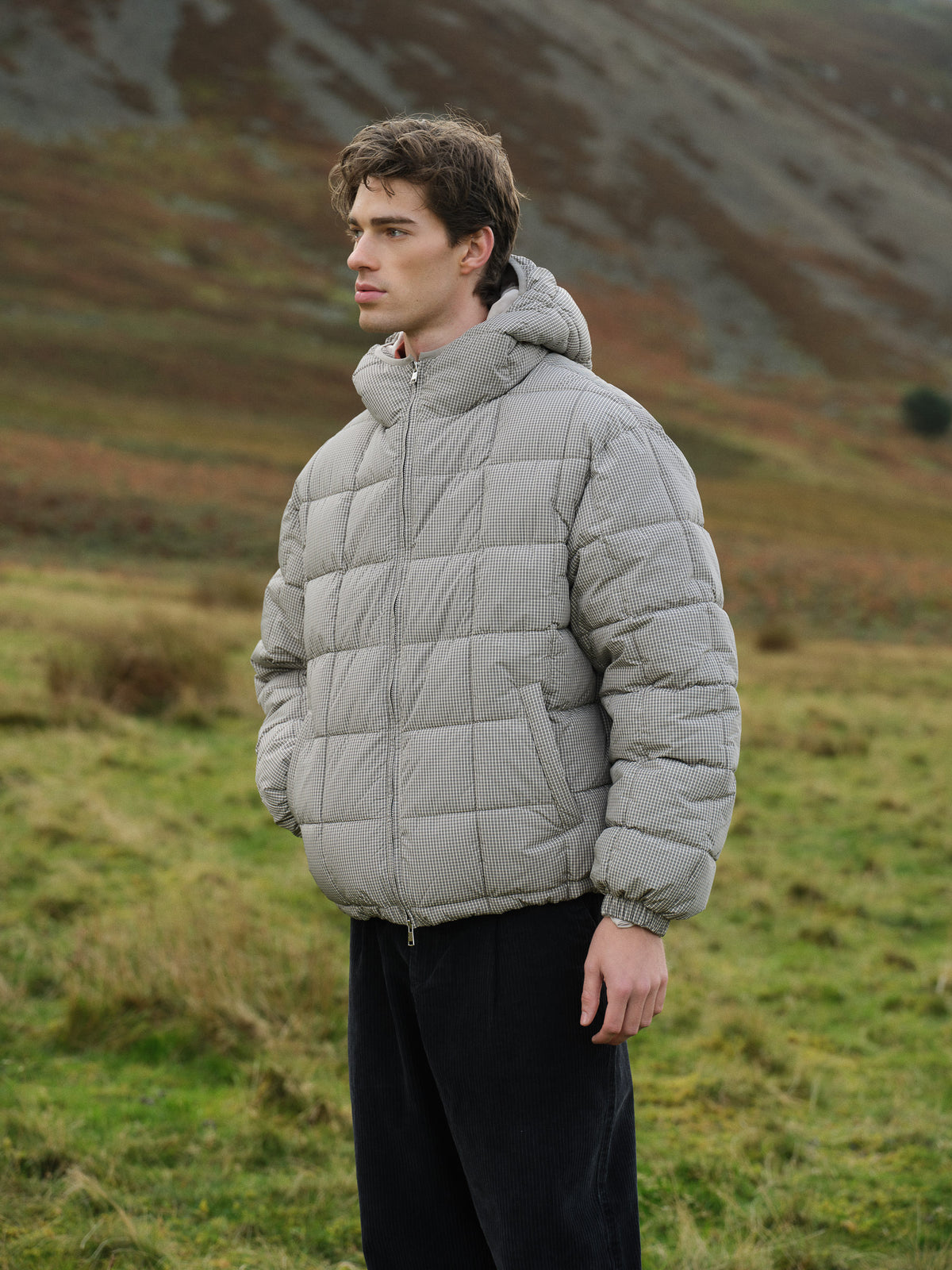 KERR CHECK RIPSTOP PUFFER