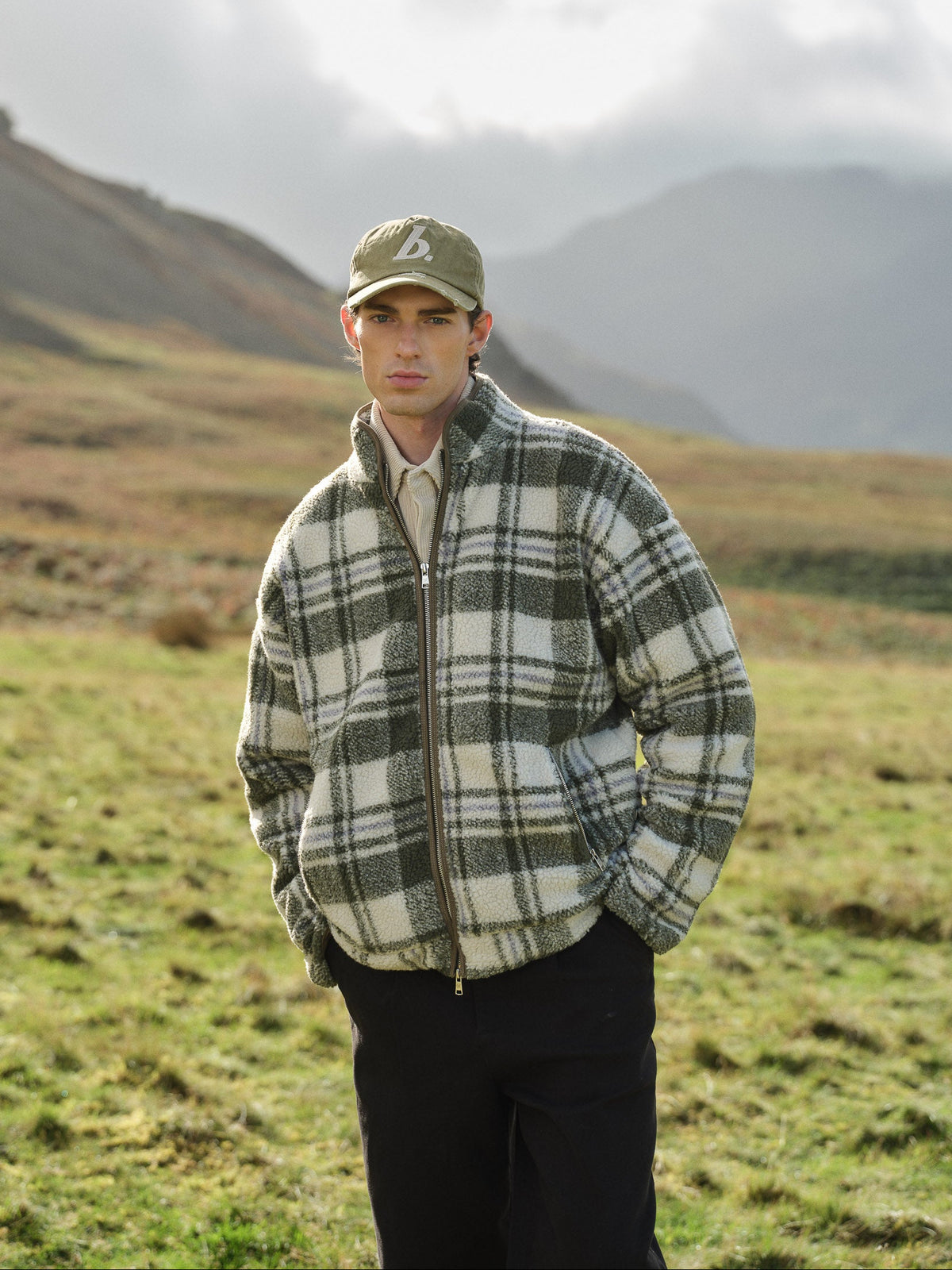FERN FULL ZIP CHECK FLEECE
