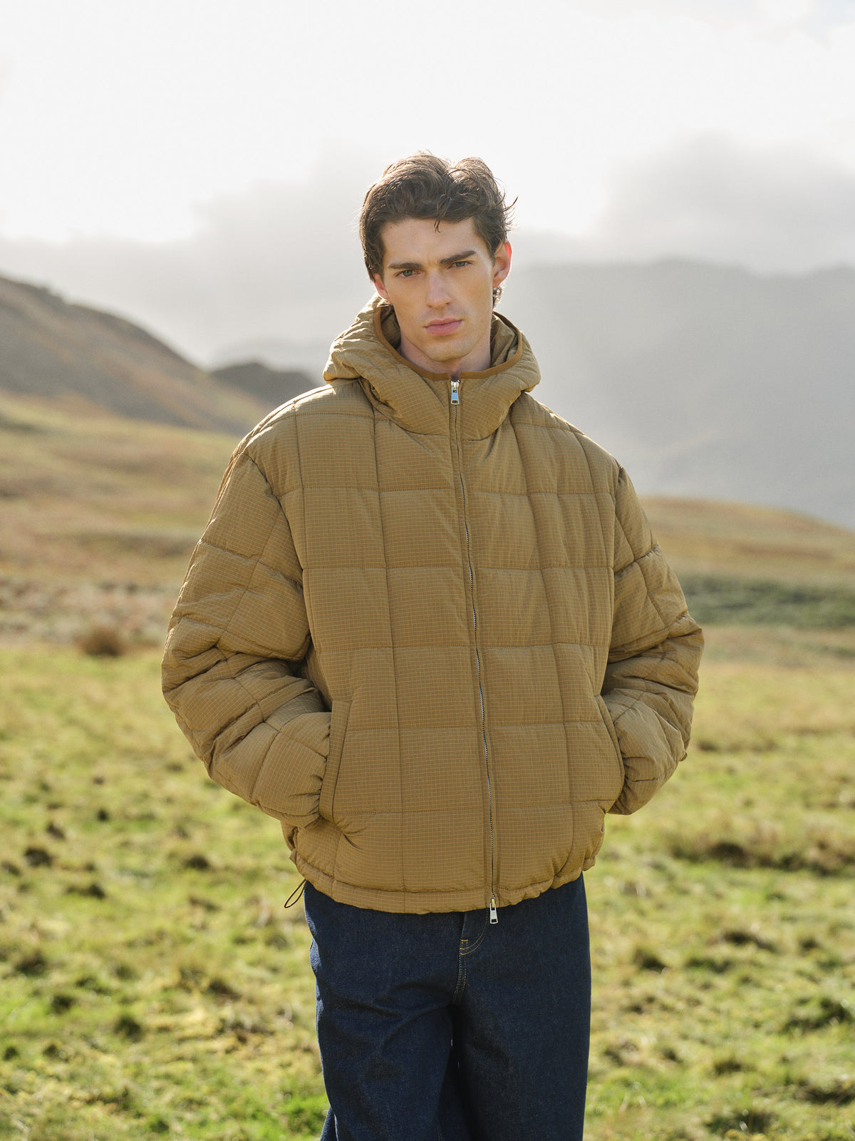 ORBE RIPSTOP PUFFER - GOLD