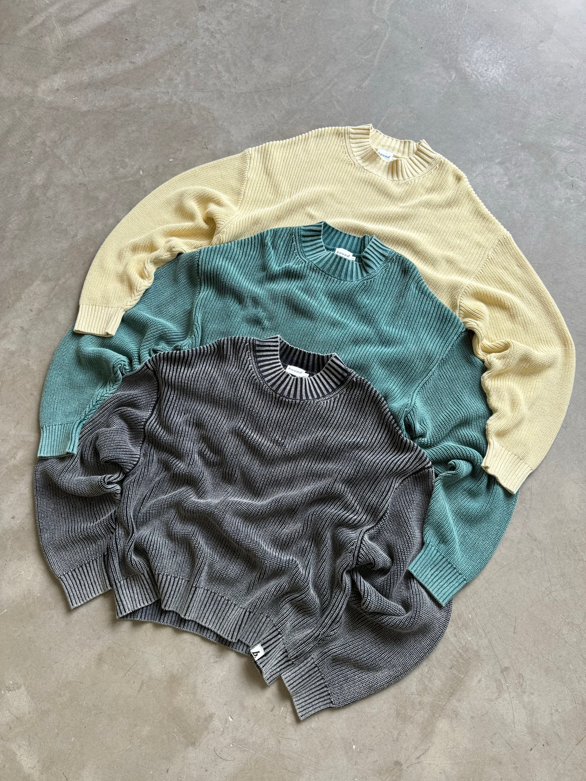 RIBBED CROPPED KNIT - WASHED BUTTER