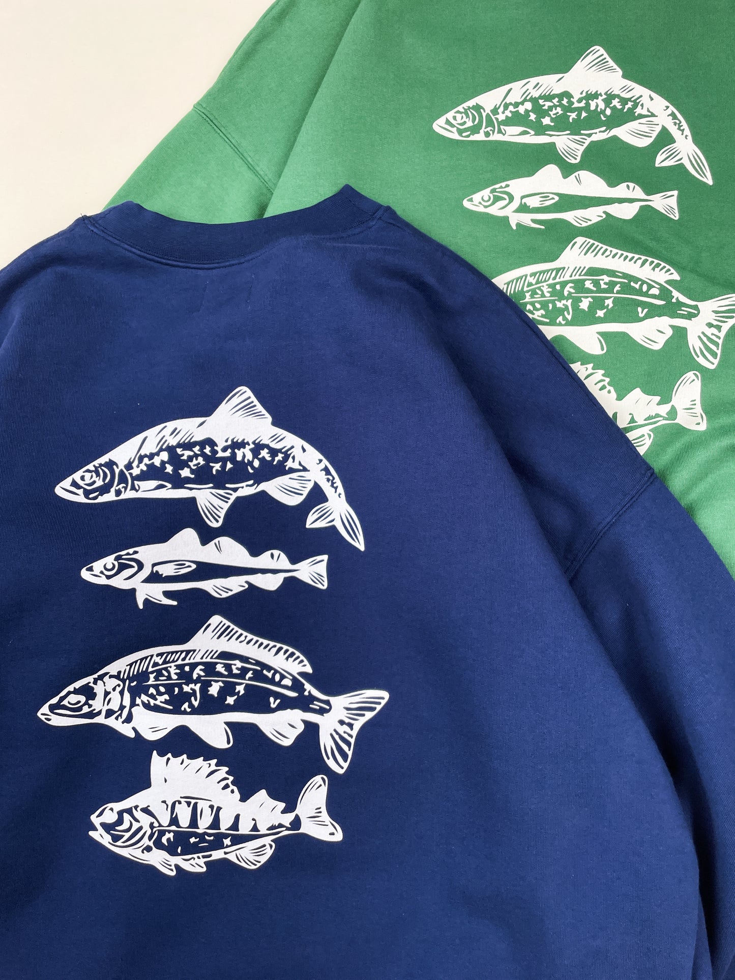 ANGLING CLUB SWEATER - MID GREEN