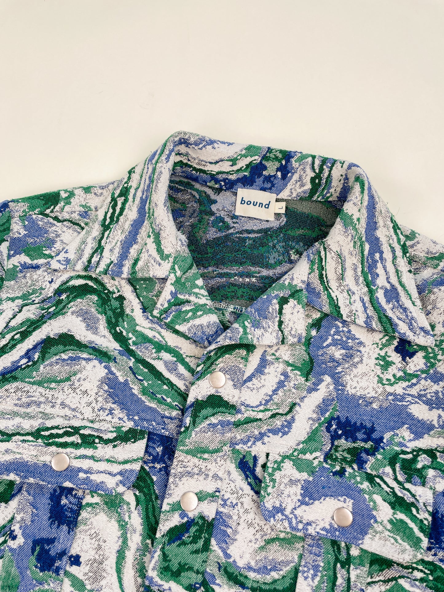 MARBLE PATTERNED RECYCLED JACKET