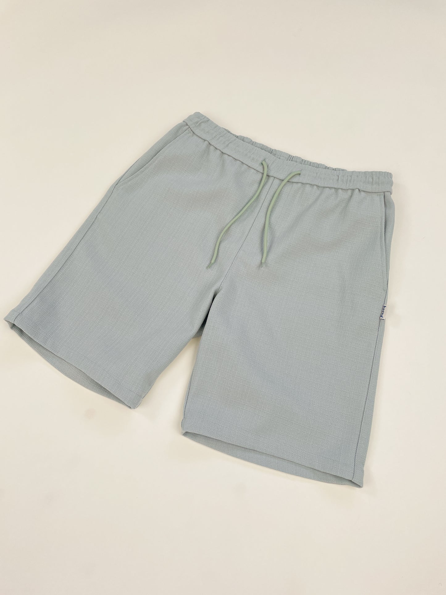 MINT TEXTURED HEAVY SHORTS