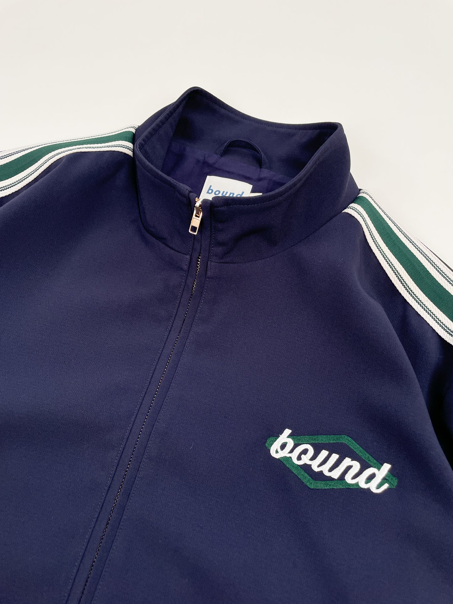 PAULIE NAVY STRIPE TRACK JACKET