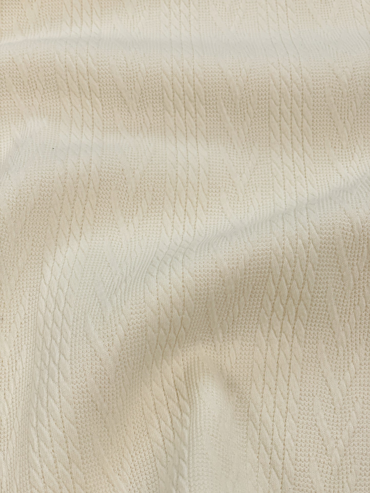 TENNIS CABLE TEXTURE SHORTS - ECRU
