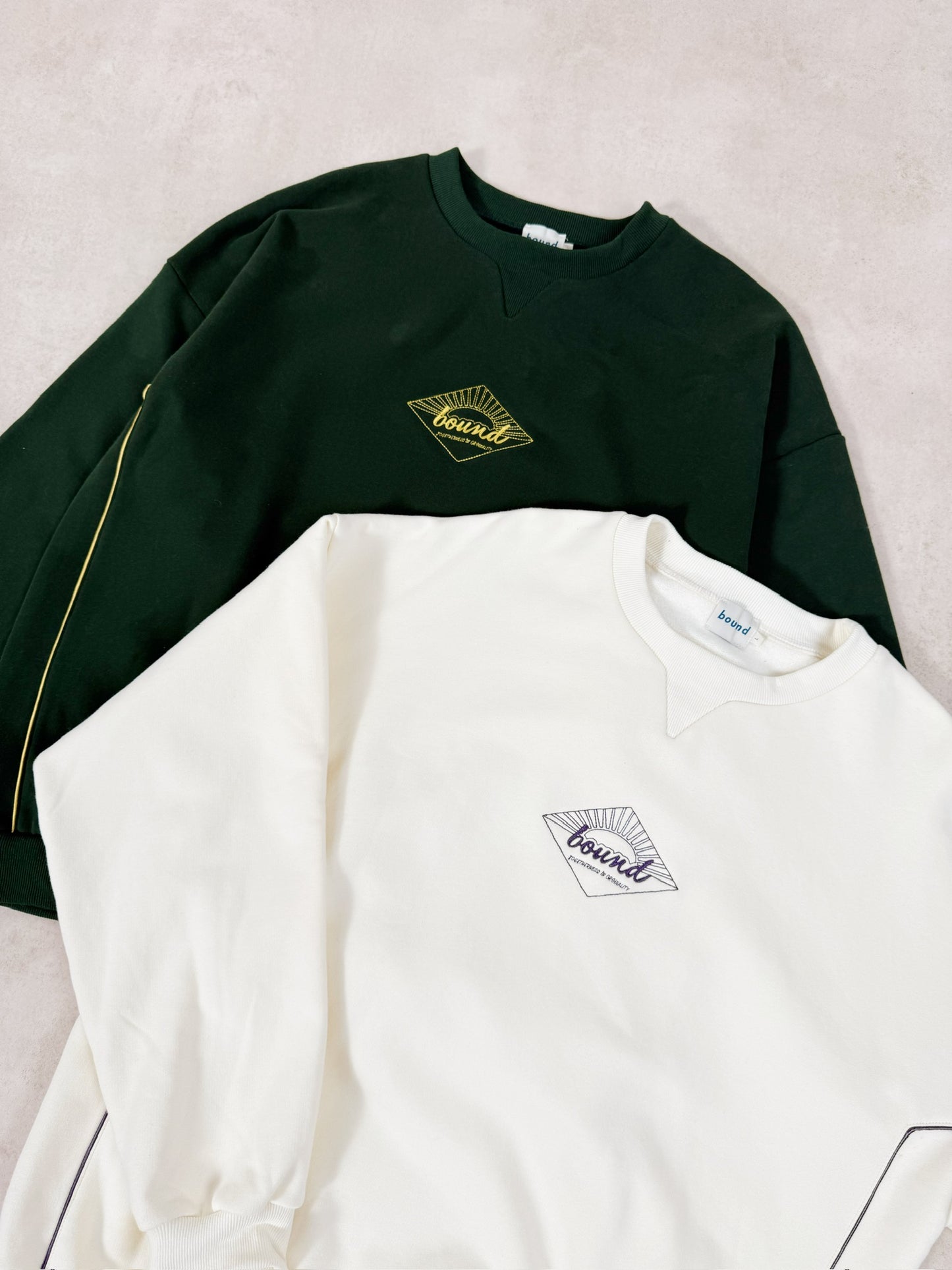 SUNRISE SWEATER - FOREST / YELLOW