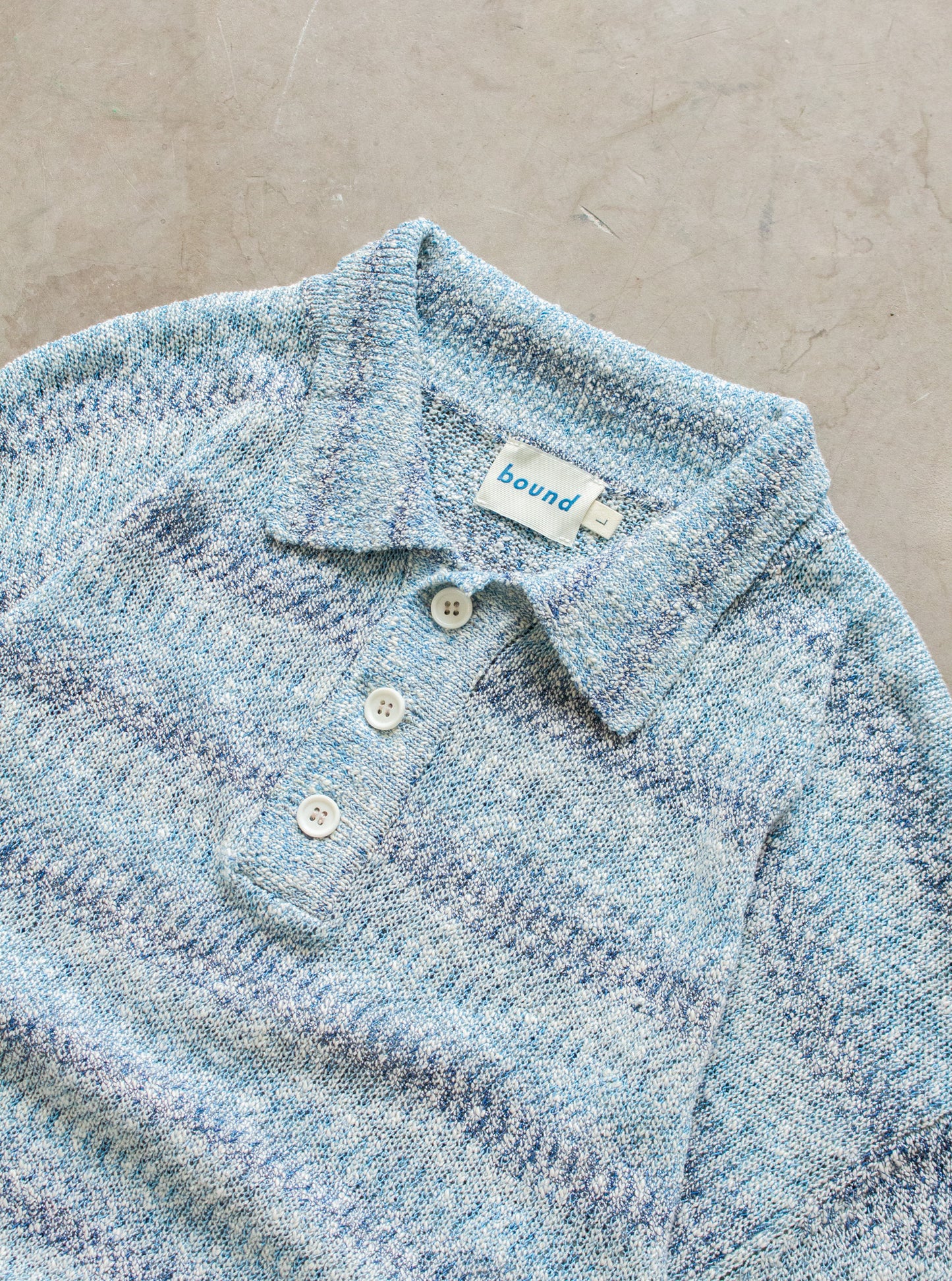 MARINE TEXTURED KNIT POLO