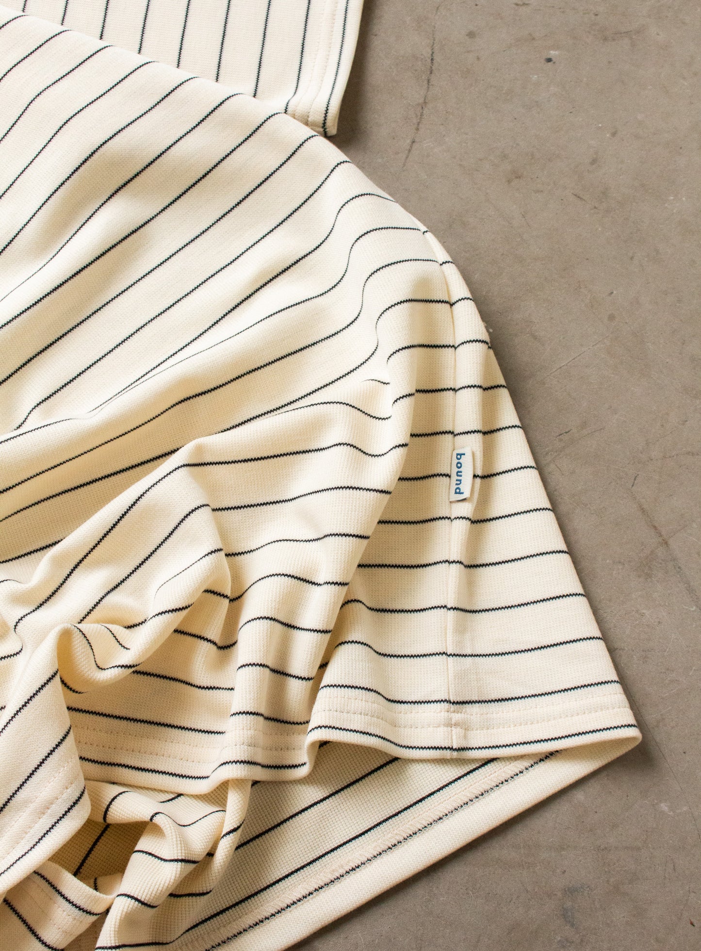 CLASSIC STRIPE TEE - CREAM