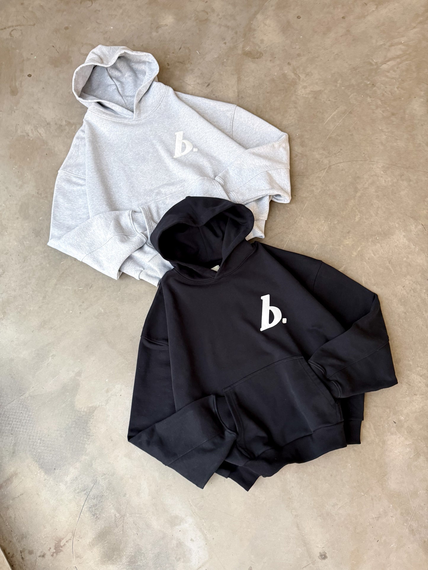 STAMP HOODIE - BLACK