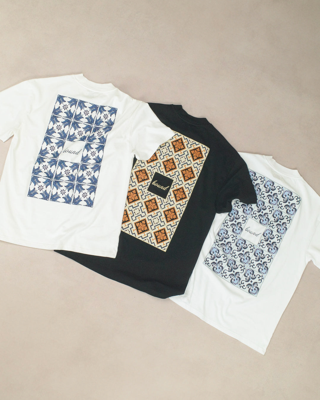 PORTO AZULEJOS TEE - WHITE