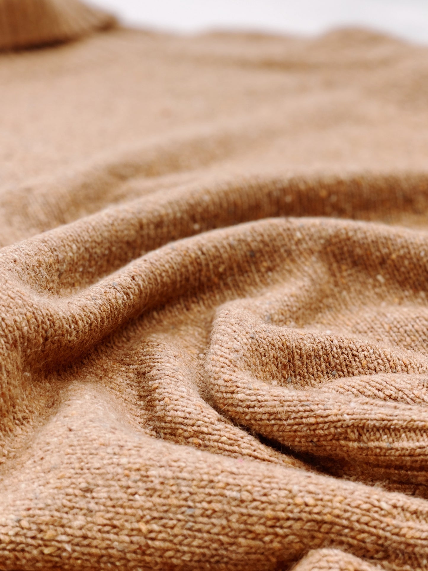RUST FLECK ROLL NECK