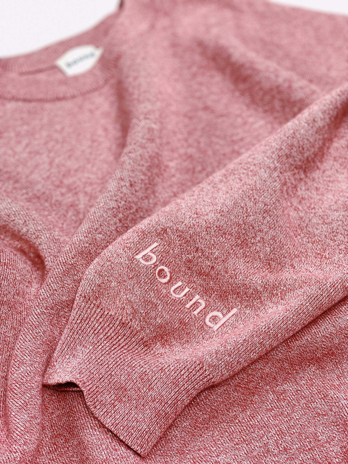 RED MARL KNIT SWEATER