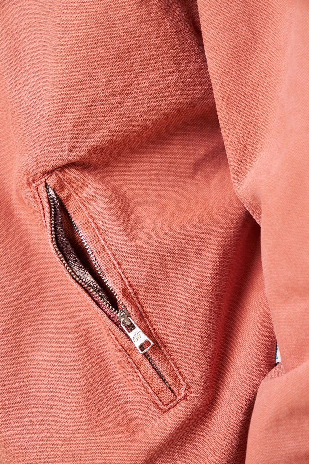 VINTAGE WASHED WORKWEAR JACKET - ROSE