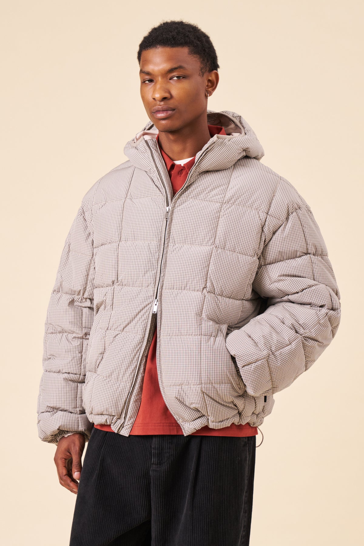 KERR CHECK RIPSTOP PUFFER