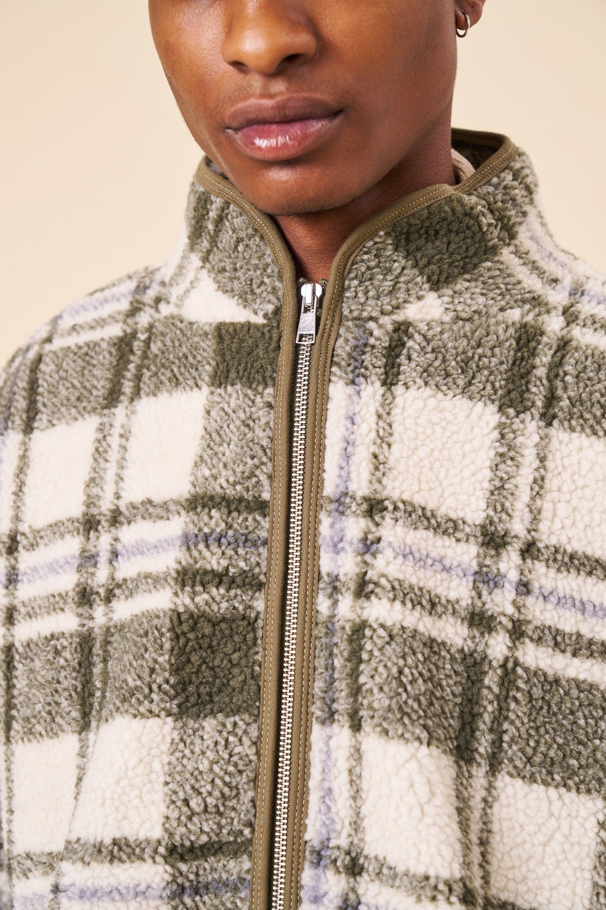 FERN FULL ZIP CHECK FLEECE