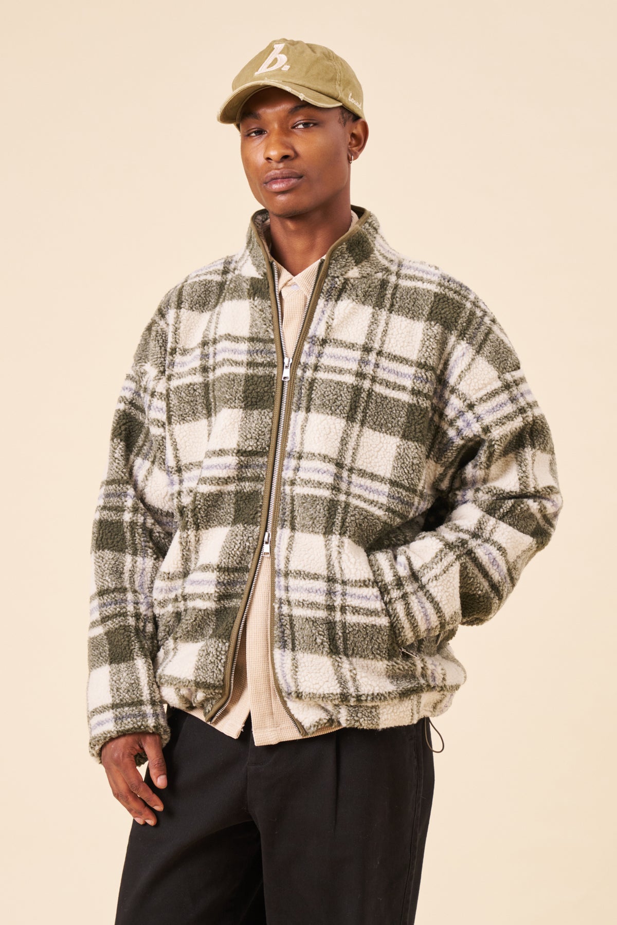 FERN FULL ZIP CHECK FLEECE