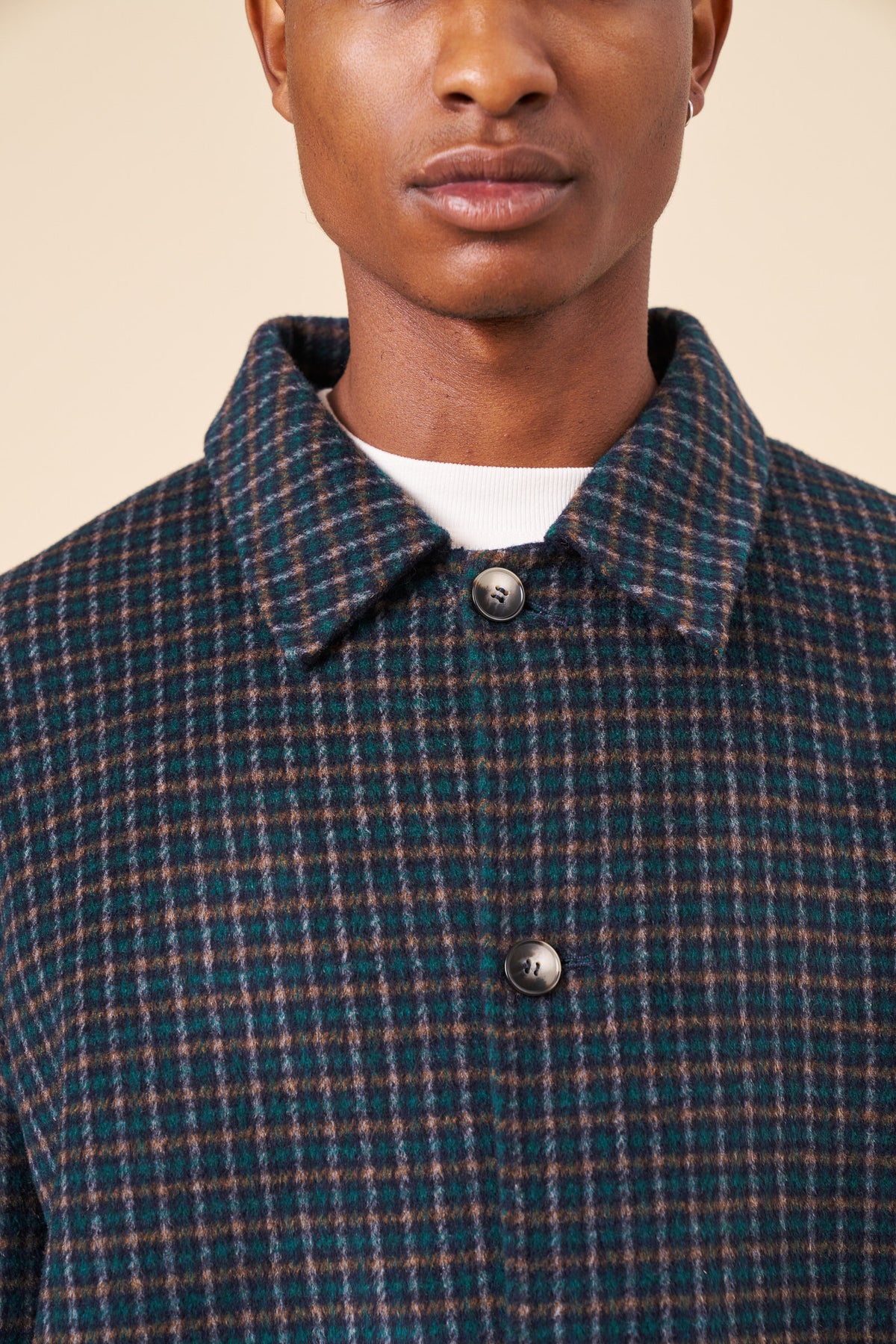 WOOL CHORE JACKET - GORDON CHECK