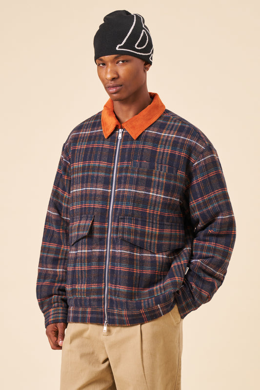 FRASER CHECK WOOL WORKERS JACKET