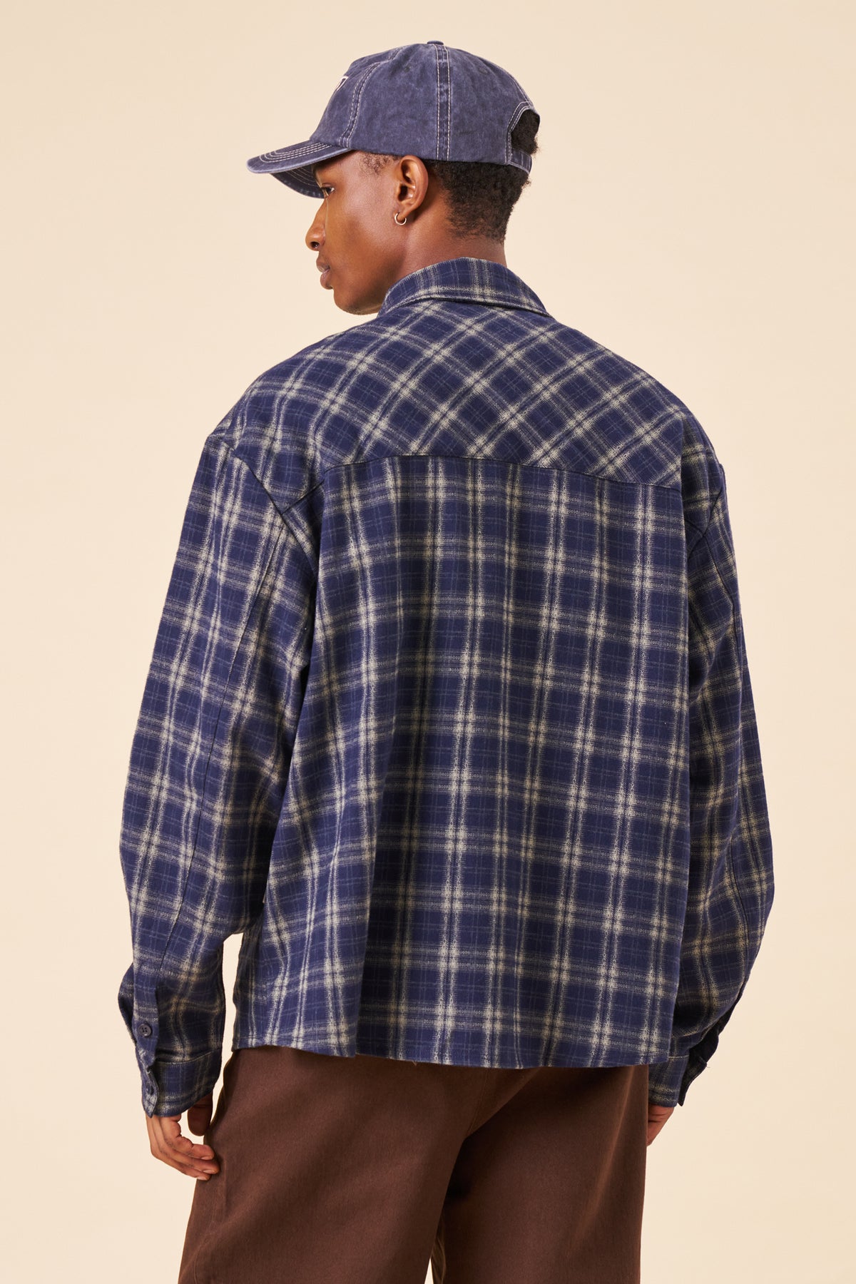 ARGYLE CHECK SHIRT - BLUE