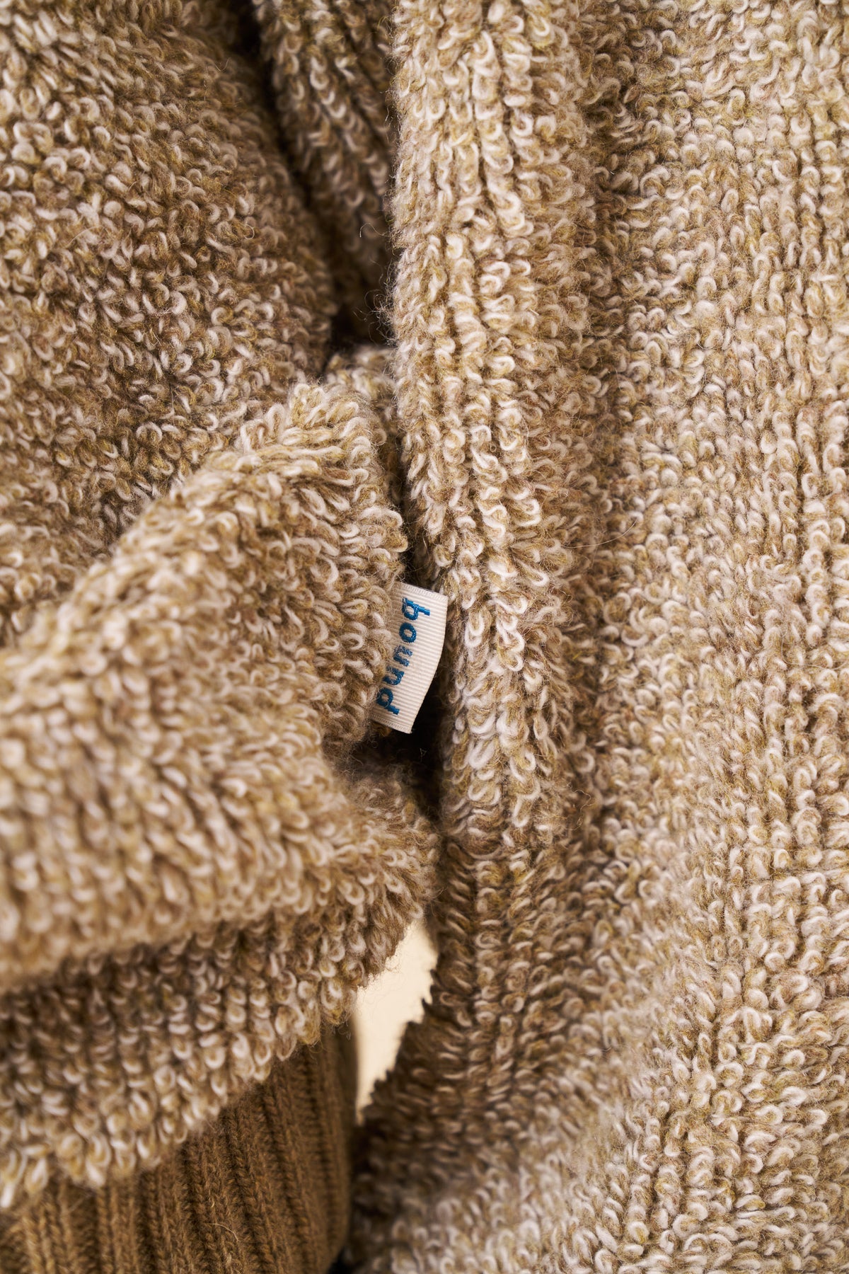 BOUCLE KNIT POLO - FERN