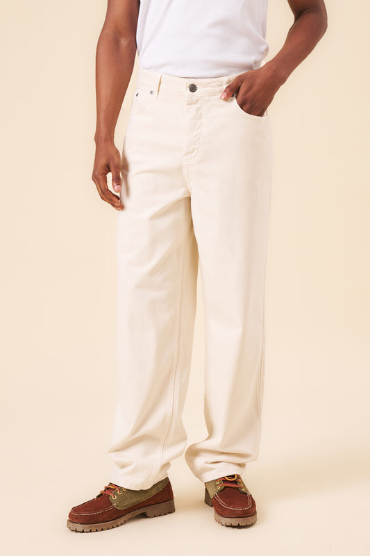 SIGNATURE UNION DENIM JEAN - ECRU