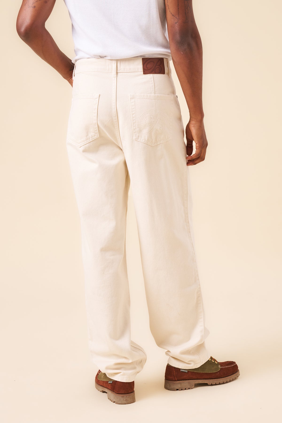 SIGNATURE UNION DENIM JEAN - ECRU