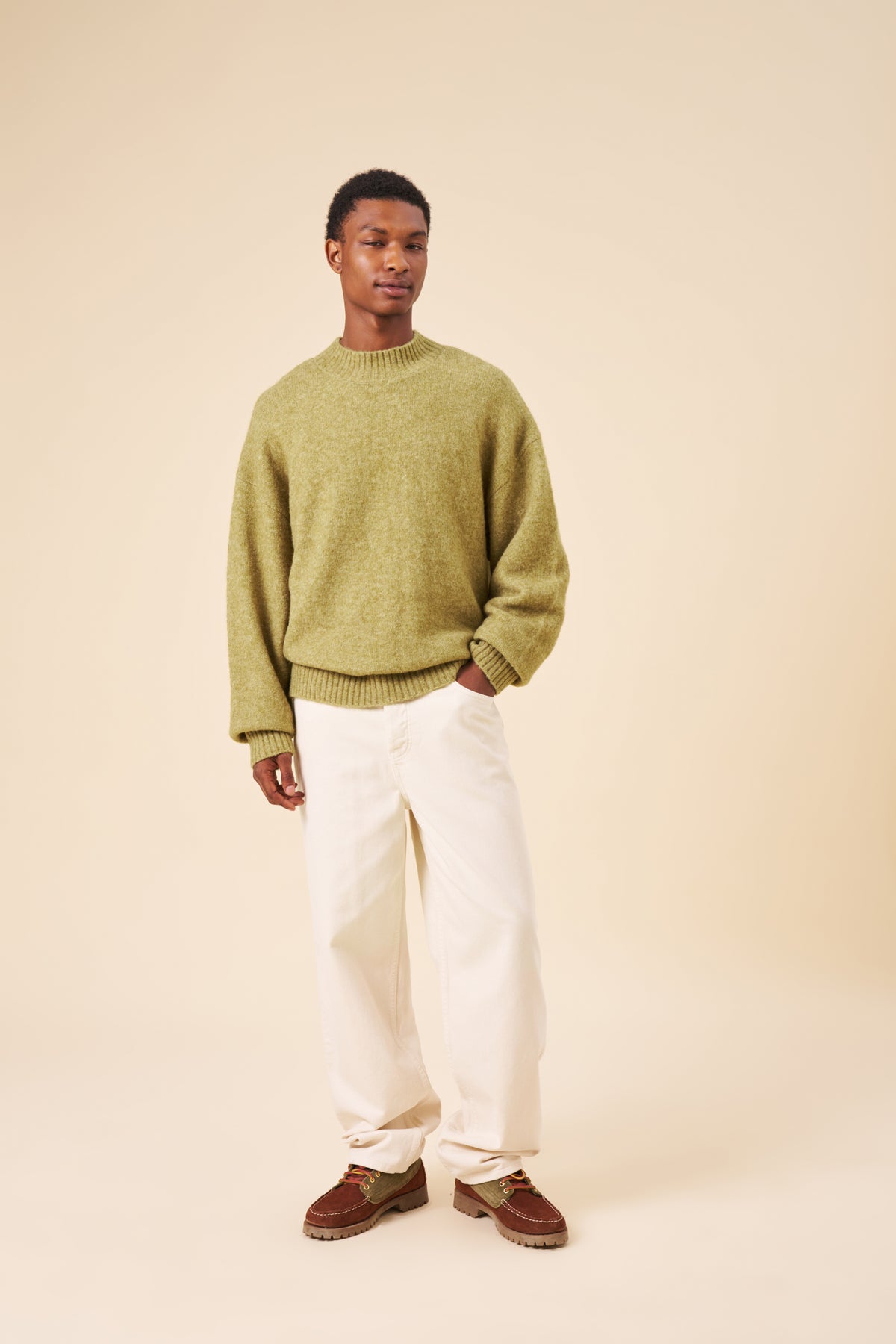 BAXTER DEUX MOHAIR SWEATER - FERN