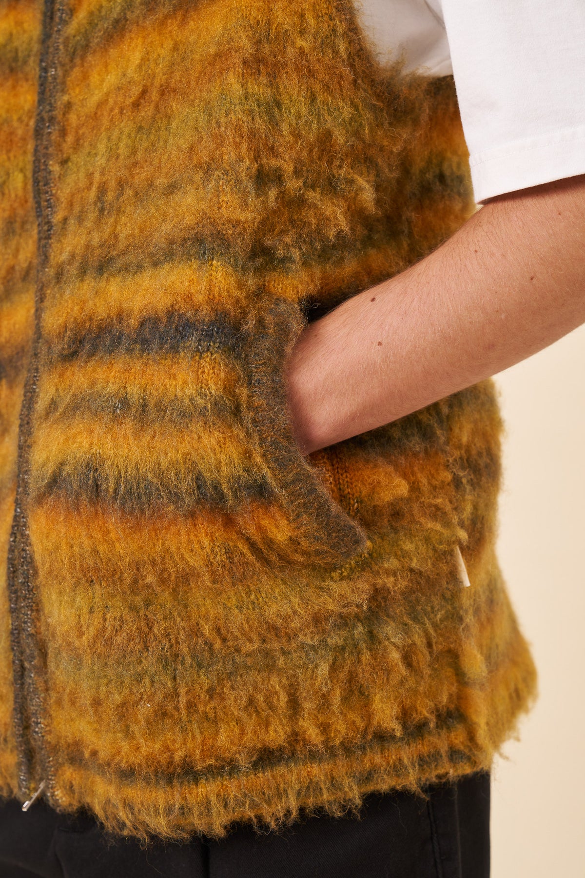 AUBURN BRUSHED KNIT GILET