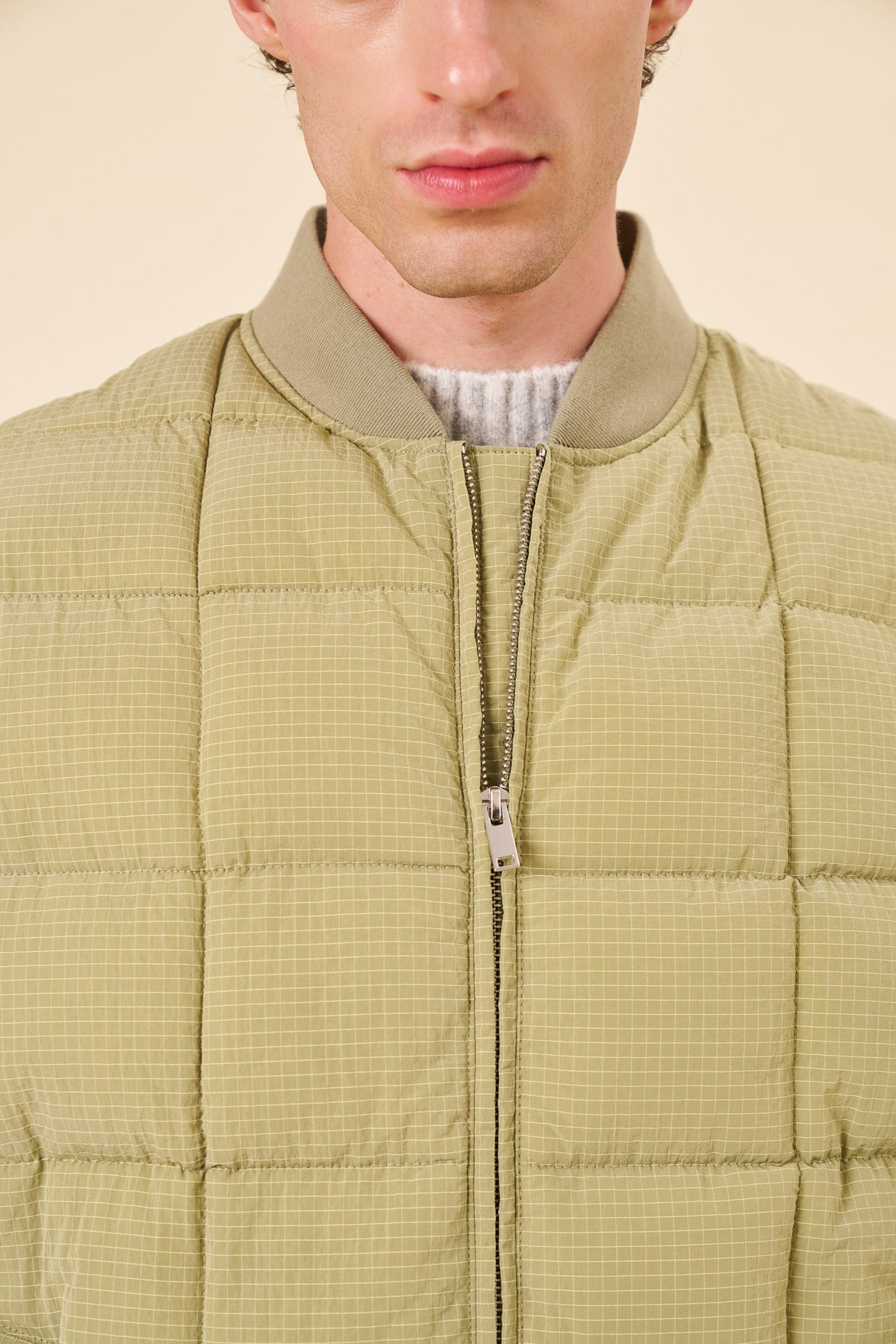 ORBE RIPSTOP PUFFER GILET - FERN GREEN