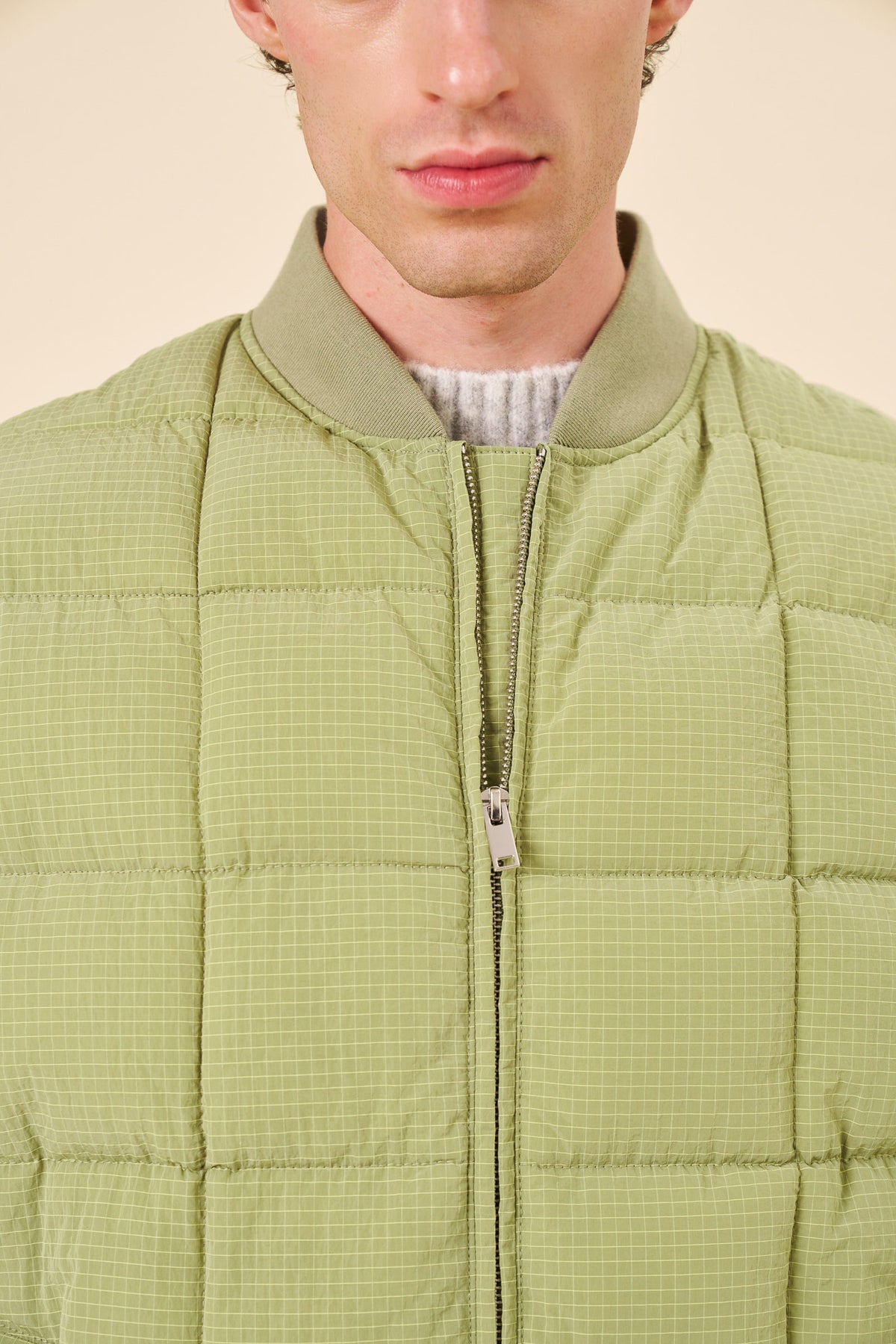 ORBE RIPSTOP PUFFER GILET - FERN GREEN
