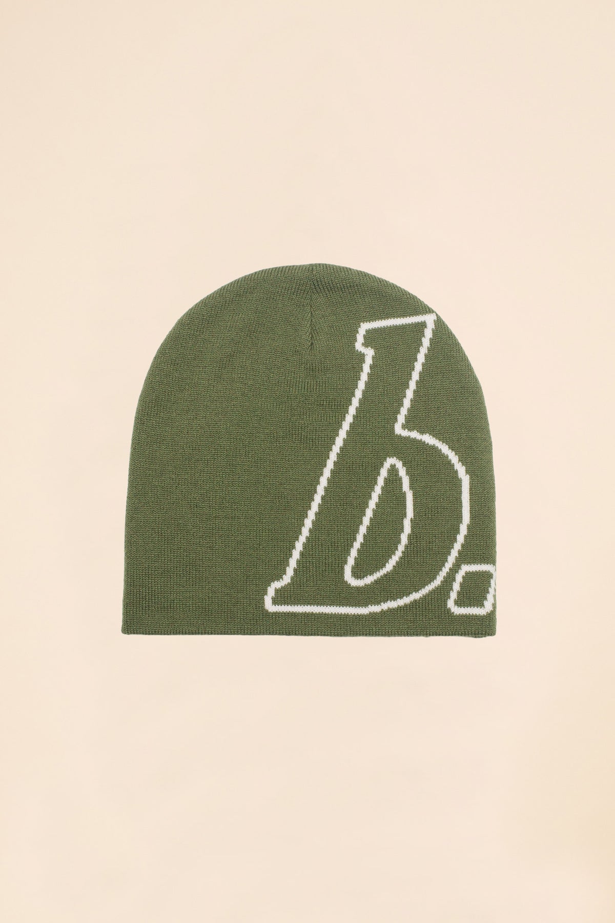 STAMP SKULL BEANIE - KHAKI