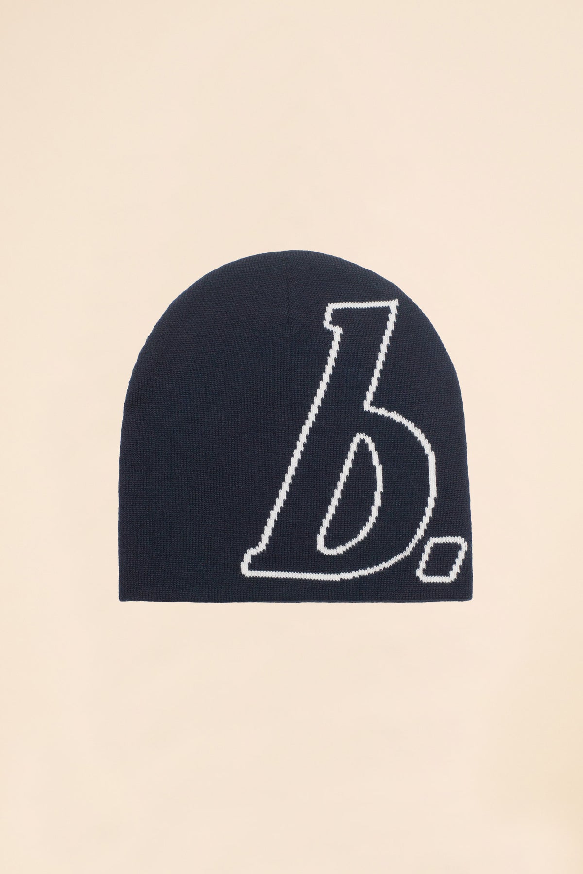 STAMP SKULL BEANIE - NAVY