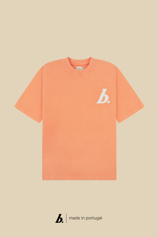 STAMP TEE - WASHED PEACH