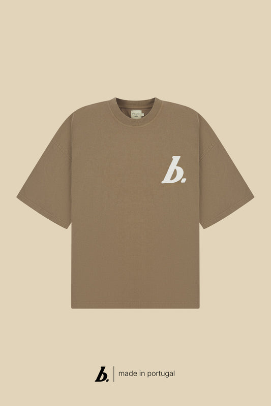 STAMP TEE - WASHED WALNUT