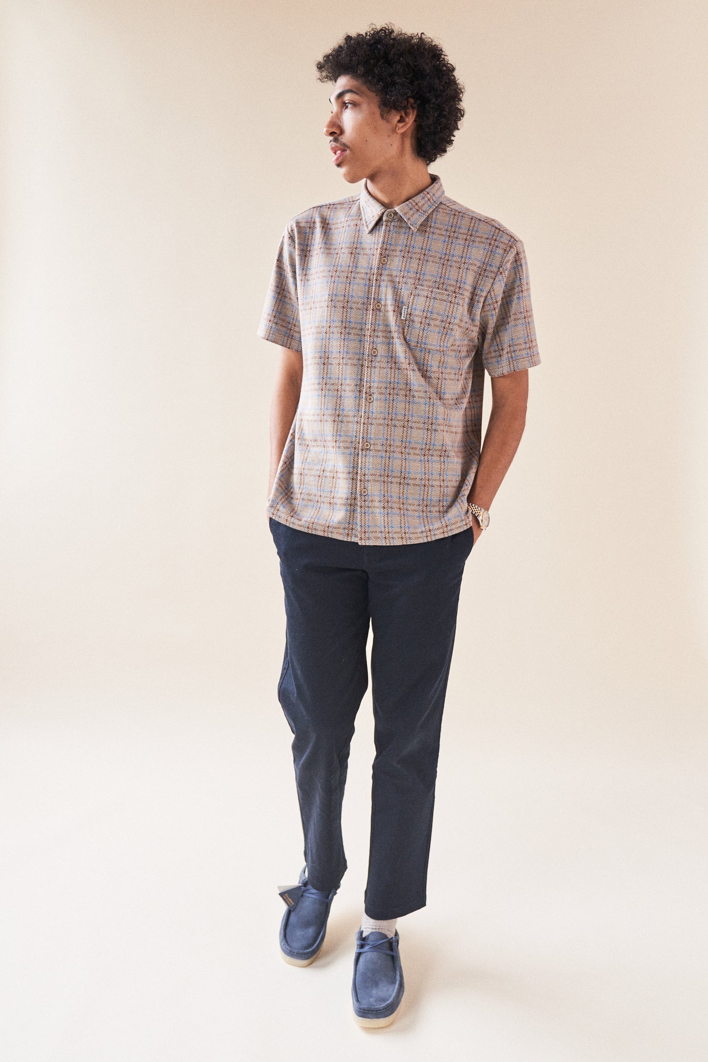 MINAS WOVEN POLO