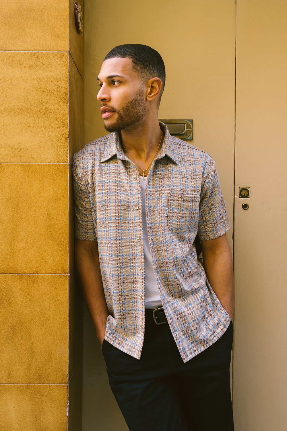 MINAS WOVEN POLO
